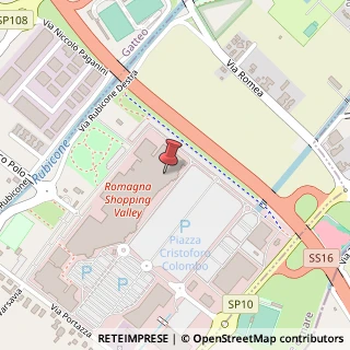 Mappa Piazza Metropolis, 3, 47039 Savignano sul Rubicone, Forlì-Cesena (Emilia Romagna)