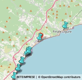 Mappa Via Cesare Battisti, 17027 Pietra Ligure SV, Italia (5.87083)