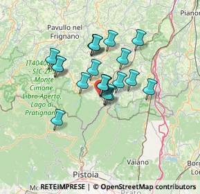 Mappa Via Giacomo Matteotti, 40046 Porretta Terme BO, Italia (9.8915)