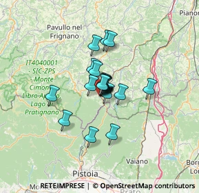 Mappa Via Giacomo Matteotti, 40046 Porretta Terme BO, Italia (7.423)