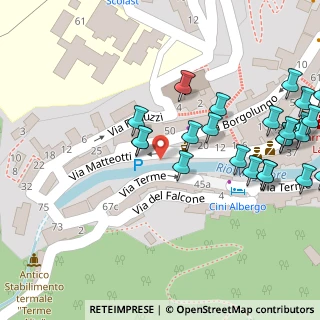 Mappa Via Giacomo Matteotti, 40046 Porretta Terme BO, Italia (0.075)