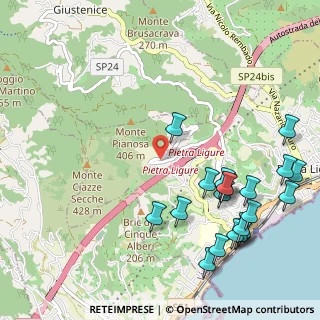 Mappa Via S. Liberata, 17027 Pietra ligure SV, Italia (1.339)