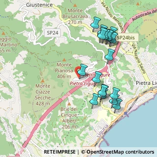 Mappa Via S. Liberata, 17027 Pietra ligure SV, Italia (1.056)
