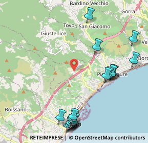 Mappa Via S. Liberata, 17027 Pietra ligure SV, Italia (2.7135)
