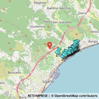 Mappa Via S. Liberata, 17027 Pietra ligure SV, Italia (1.8725)