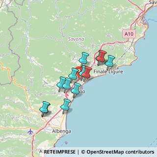 Mappa Via S. Liberata, 17027 Pietra ligure SV, Italia (5.45769)