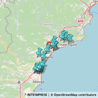 Mappa Via S. Liberata, 17027 Pietra ligure SV, Italia (6.3705)