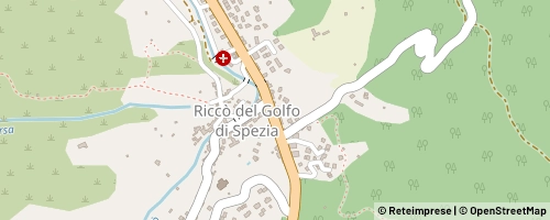 Mappa Riccò del Golfo di Spezia