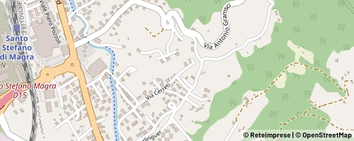 Mappa Santo Stefano di Magra