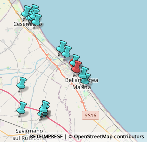 Mappa Via Prosecco, 47814 Bellaria-Igea Marina RN, Italia (4.92333)