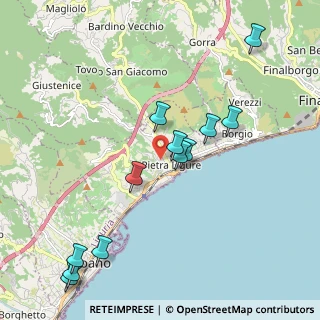 Mappa Via Lombardia, 17027 Pietra Ligure SV, Italia (2.22333)