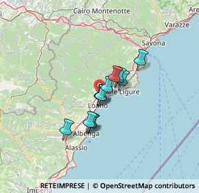 Mappa E80 &, 17027 Pietra ligure SV, Italia (8.1775)