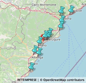 Mappa E80 &, 17027 Pietra ligure SV, Italia (13.20636)