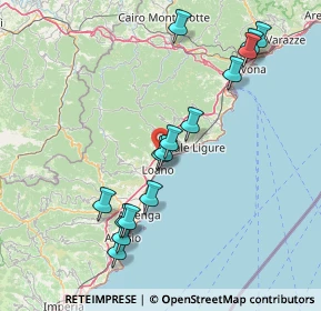 Mappa E80 &, 17027 Pietra ligure SV, Italia (16.05333)