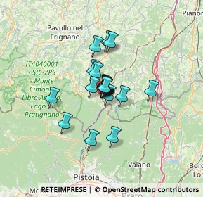 Mappa Via Don Giovanni Minzoni, 40046 Porretta Terme BO, Italia (7.421)