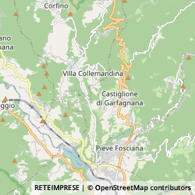 Mappa Castiglione di Garfagnana