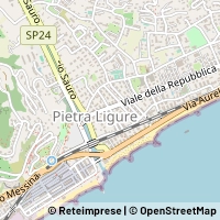 地図 Pietra Ligure