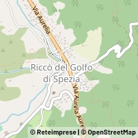 Kaart Riccò del Golfo di Spezia
