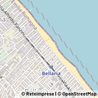 Karte Bellaria-Igea Marina