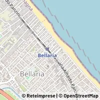 Mapa Bellaria-Igea Marina