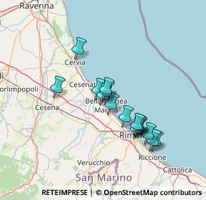 Mappa Via Capo D'Istria, 47814 Bellaria-Igea Marina RN, Italia (11.795)