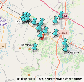 Mappa Via Palazzi, 47032 Bertinoro FC, Italia (3.55789)