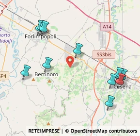 Mappa Via Palazzi, 47032 Bertinoro FC, Italia (4.85455)