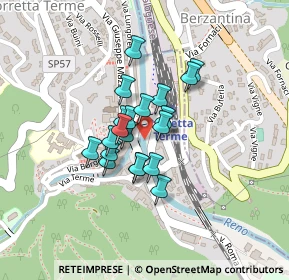 Mappa Via dei Caduti, 40046 Porretta Terme BO, Italia (0.1425)