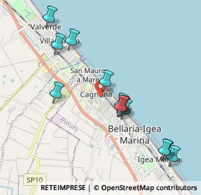 Mappa Via Luigi Settembrini, 47814 Bellaria-Igea Marina RN, Italia (2.11417)