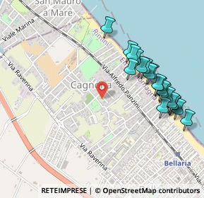 Mappa Via L. Lamarmora, 47814 Bellaria-Igea Marina RN, Italia (0.541)