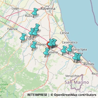 Mappa Via Ferruccio Parri, 47522 Cesena FC, Italia (12.84143)