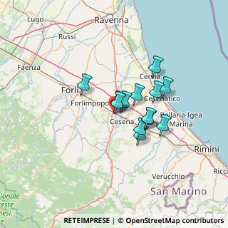 Mappa Via Ferruccio Parri, 47522 Cesena FC, Italia (9.59846)