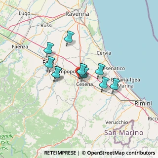 Mappa Via Ferruccio Parri, 47522 Cesena FC, Italia (9.78091)