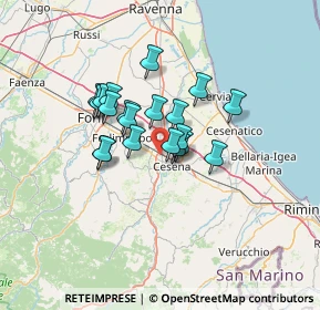 Mappa Via Ferruccio Parri, 47522 Cesena FC, Italia (9.59)