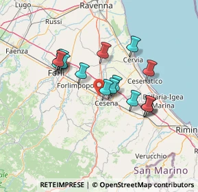 Mappa Via Ferruccio Parri, 47522 Cesena FC, Italia (12.16188)