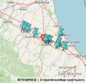 Mappa Via Ferruccio Parri, 47522 Cesena FC, Italia (10.47667)