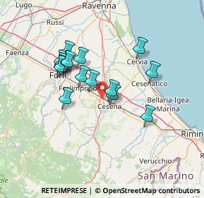 Mappa Via Ferruccio Parri, 47522 Cesena FC, Italia (12.31688)