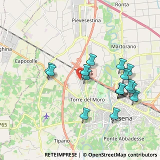 Mappa Via Ferruccio Parri, 47522 Cesena FC, Italia (2.05625)