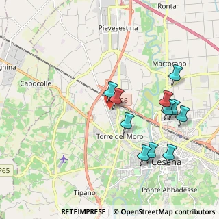 Mappa Via Ferruccio Parri, 47522 Cesena FC, Italia (2.03909)