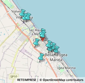 Mappa Via Giovanni da Verrazzano, 47814 Bellaria-Igea Marina RN, Italia (1.47818)