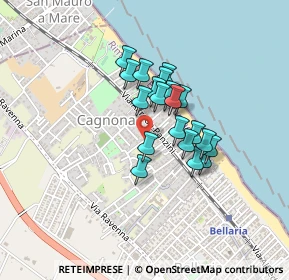 Mappa Via Giovanni da Verrazzano, 47814 Bellaria-Igea Marina RN, Italia (0.306)