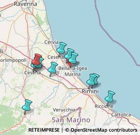 Mappa Via Giovanni da Verrazzano, 47814 Bellaria-Igea Marina RN, Italia (13.7825)