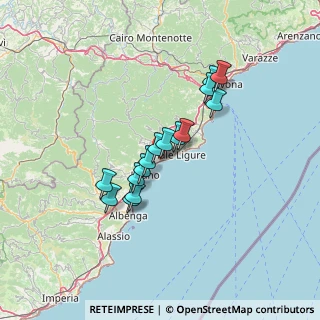 Mappa Via Bottassano, 17027 Pietra Ligure SV, Italia (10.52667)
