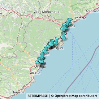 Mappa Via Bottassano, 17027 Pietra Ligure SV, Italia (10.92125)