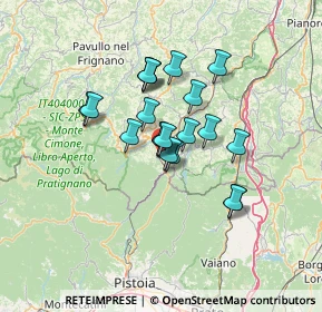 Mappa Via Fornaci, 40046 Porretta Terme BO, Italia (9.814)