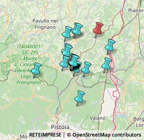 Mappa Via Fornaci, 40046 Porretta Terme BO, Italia (7.539)