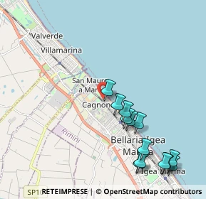 Mappa Via dei Pioppi, 47814 Bellaria-Igea Marina RN, Italia (2.38462)