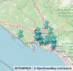 Mappa Via Provinciale Piana, 19020 Vezzano Ligure SP, Italia (10.35067)