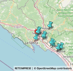 Mappa Via Provinciale Piana, 19020 Vezzano Ligure SP, Italia (12.1325)