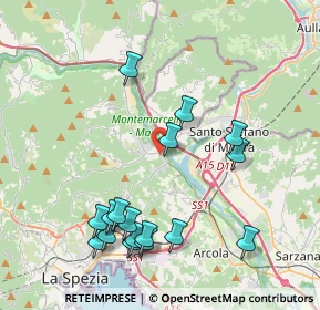 Mappa Via Provinciale Piana, 19020 Vezzano Ligure SP, Italia (4.49941)